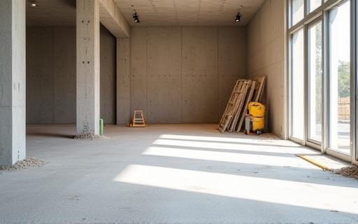 Clean construction site